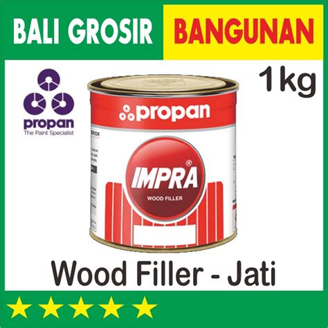 jual jati propan impra dempul kayu wood filler wf 115 1kg shopee indonesia