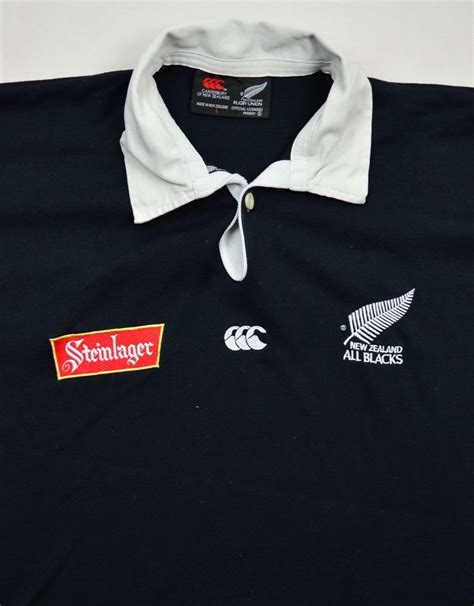 All Blacks New Zealand Rugby Canterbury Shirt L Rugby Rugby Union