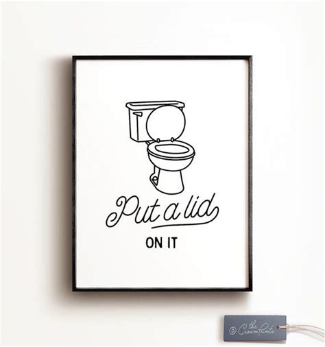 Funny Bathroom Sign Printable Art Bathroom Wall Art Etsy Funny Wall