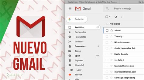 Nuevo Diseño De Gmail Cómo Activarlo Y Sus Novedades Más Importantes