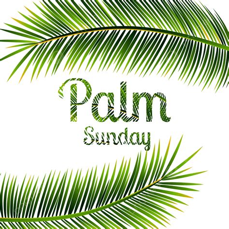 Palm Sunday Vector Hd Images Christian Cross Palm Sunday Event And