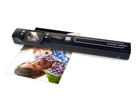 Vupoint Solutions Magic Wand Portable Scanner With Color Lcd Display And Auto Feed