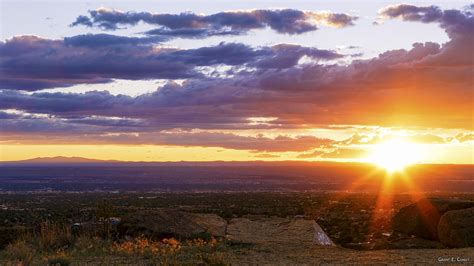 Sunset Over Albuquerque Sunset Over Albuquerque New Mexic Flickr