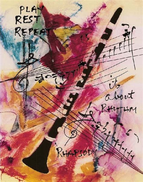 Clarinet Music Print Hand Signed By Playrestrepeat On Etsy