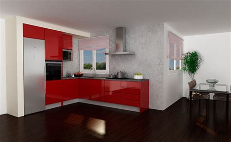 Las cocinas modulares han supuesto un gran avance en los muebles de cocina, ya que permiten crearla desde cero a partir de unidades o módulos pequeños. Cocinas y Muebles de Cocina - Cocina en L con puerta ...