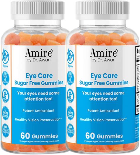 Buy Amire By Dr Awan Eye Care Sugar Free Gummies Healthy Vision