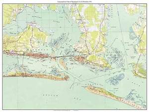Morehead City And Beaufort 1951 Custom Usgs Old Topo Map North