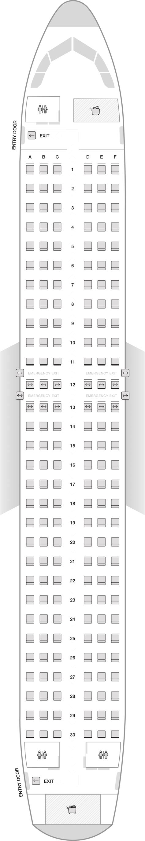 Seat Map And Aircraft Information Indigo