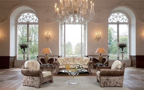 Hd Wallpaper Castle Style Living Room Sofa Lights Interior Design