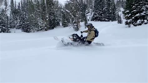 Snowmobiling In The Backcountry Youtube