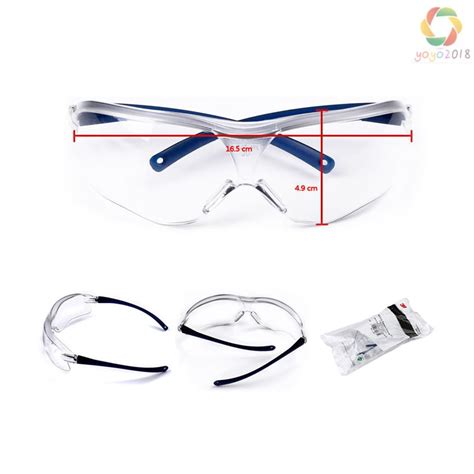 3m 10434 Protective Safety Glasses Goggles Impact Resistance Lens Eyewear Anti Fog Scratch