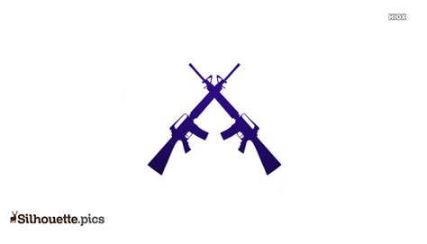 Fortnite Guns Silhouette Vector Clipart Images Pictures