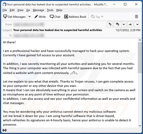 Fraude Por Email Professional Hacker Managed To Hack Your Operating