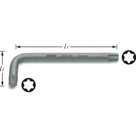 Hazet Winkelschraubendreher Innen TORX Profil Schlüsselweite T 60
