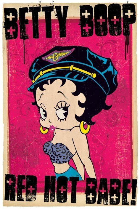 betty boop red hot babe poster sold at europosters