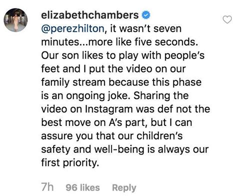 Armie Hammer S Wife Responds To Backlash Over Video Of Son Sucking