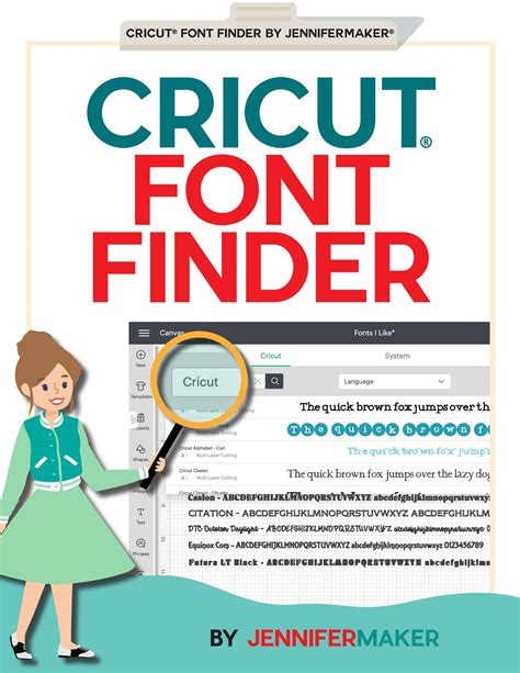 Cricut Font Finder By Jennifer Marx Issuu