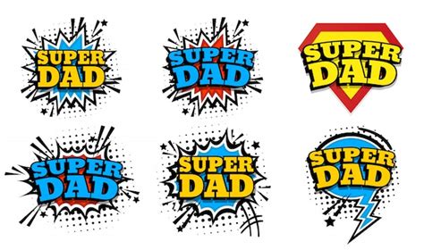 Premium Vector Happy Father Day Super Dad