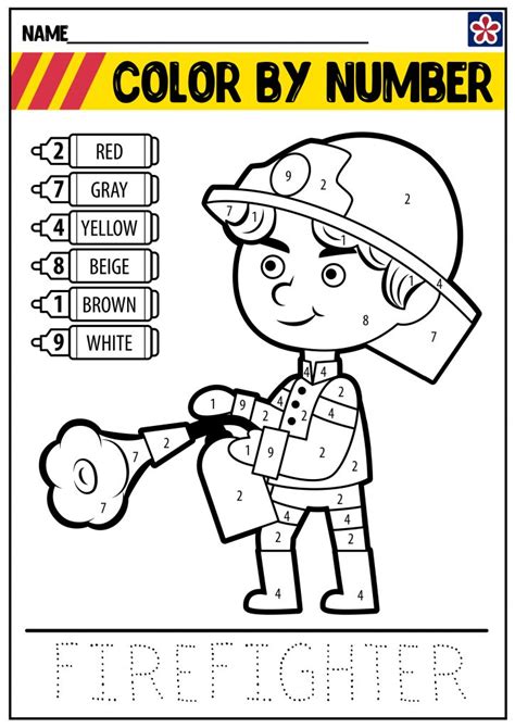 Free Firefighter Worksheets