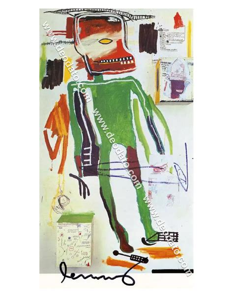 Perchè Fa Male Ai Polmoni Stampa Offset Di Jean Michel Basquiat