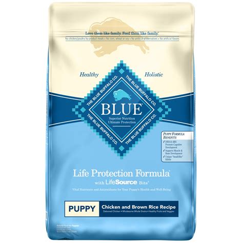 Blue contains no chicken bag of blue life protection formula puppy dry dog food, chicken and brown rice. Blue Buffalo Life Protection Puppy Formula Chicken and ...