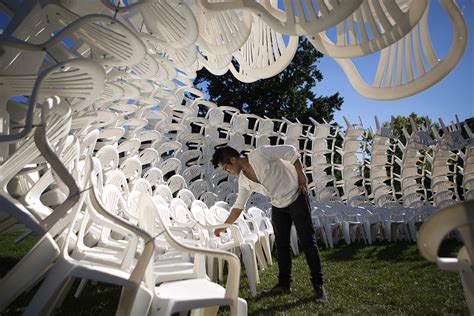 How Coda Used Hundreds Of White Plastic Chairs To Build A