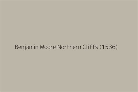 Benjamin Moore Northern Cliffs 1536 Color HEX Code