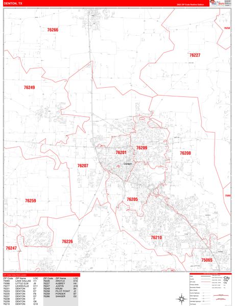 Maps Of Denton Texas