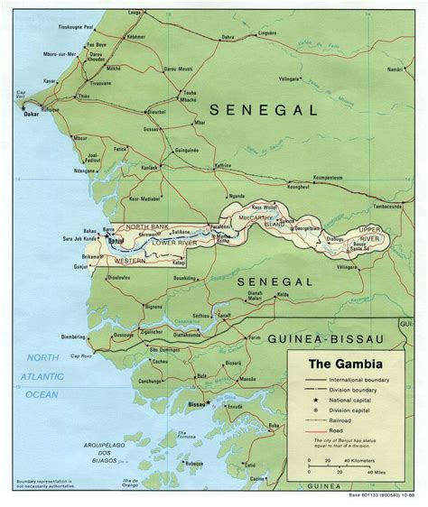 Gambia Republic Of The Gambia Capital Banyul In Africa