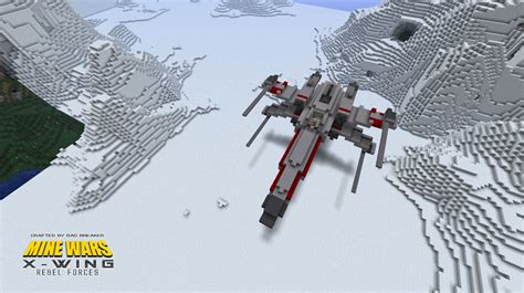 Xwing Star Fighter 11 Scale Minecraft Project