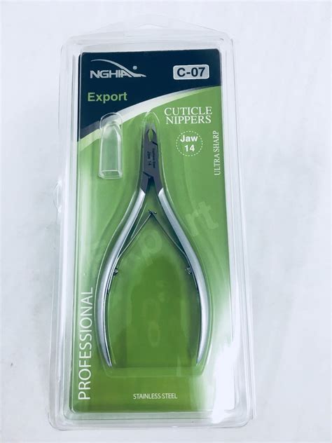 nghia stainless steel cuticle nippers jaw 14 c 07 luminous beauty supply