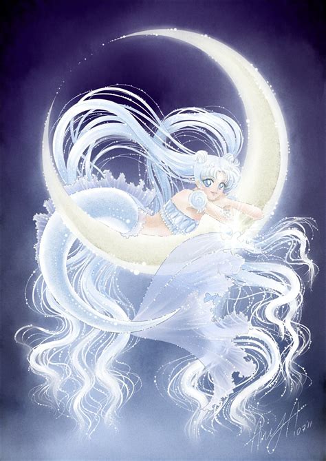 Deep Sea Moon By Lady Narven On Deviantart Anime Mermaid Sailor Moon Fan Art Sailor Moon Usagi