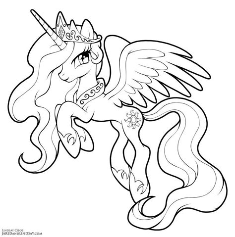 The coloring pages will help your child to focus on details while being relaxed and comfortable. Princess Celestia by LCibos on DeviantArt in 2020 (With ...