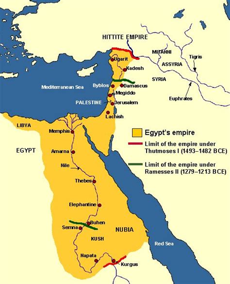 A General Introduction To Ancient Egyptian Civilization Egypt Map
