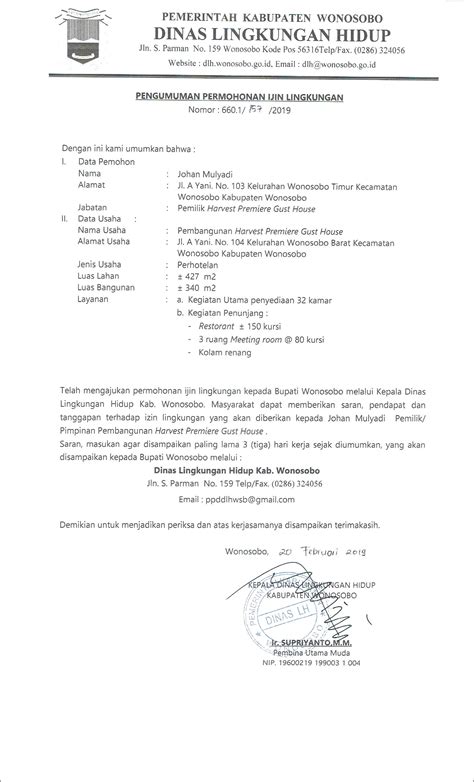 Contoh Surat Permohonan Konservasi - Surat permohonan : Desain Contoh