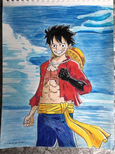 Luffy Drawing By Me Ronepiece
