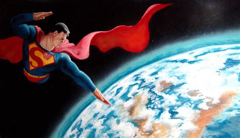 Superman Alex Ross Art Cover Mural By Blackart2000 On Deviantart