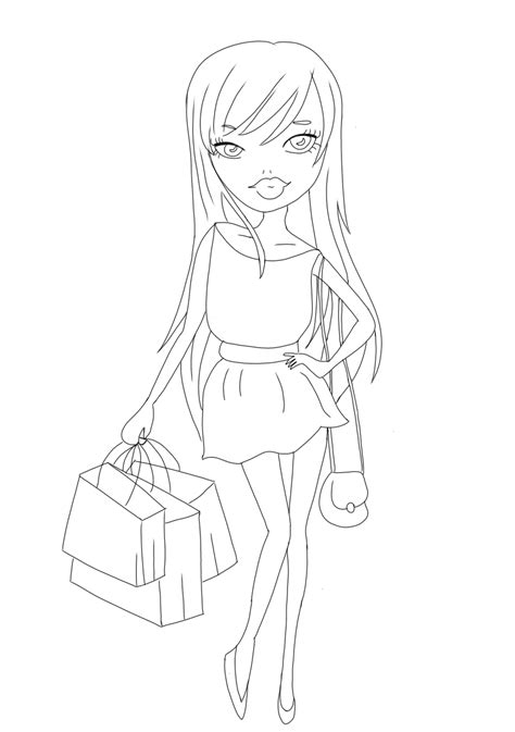 Fashion Girls Coloring Pages For Kids