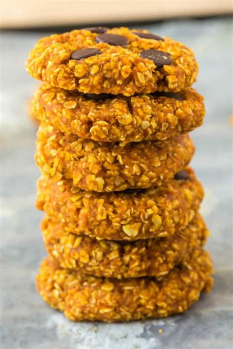Healthy Pumpkin Cookies With 3 Ingredients Ready In 10 Minutes