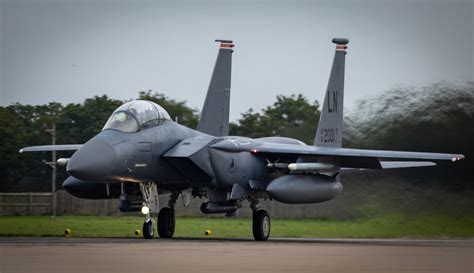 Raf Coningsby Hosts Us Air Force Jet Fighters Royal Air Force