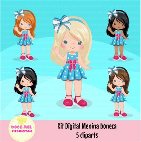 Kit Digital Menina Elo7 Produtos Especiais