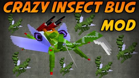 Minecraft Mods Crazy Insect Bug Mod Madness 147 Youtube