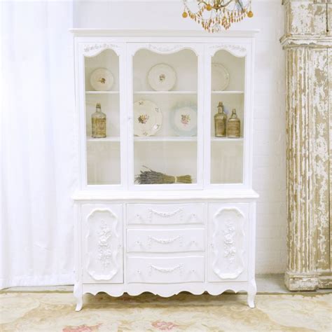 Great savings & free delivery / collection on many items. Elegant White China Cabinet $956.00 #thebellacottage # ...