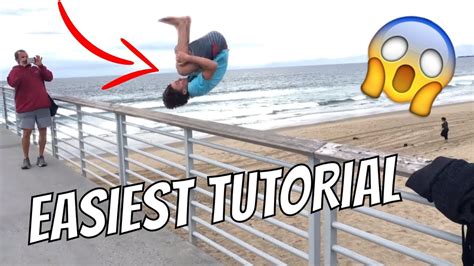 How To Do A Backflip For Beginners Youtube