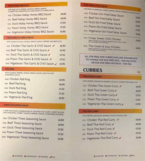 Please let your server know if you have any food allergies. Menu at The Thai Kitchen cafe, Enniskillen, Eden St