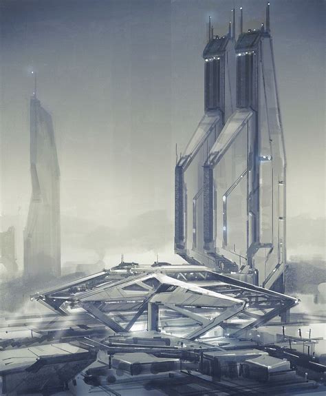 Artstation Explore In 2023 Sci Fi Concept Art Sci Fi Building