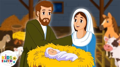 The Birth Story Of Jesus Christ Animated Bible Story For Kids Kids