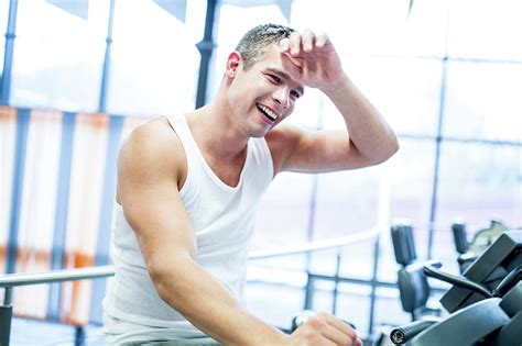 Man Sweating In Gym Photograph By Science Photo Library Fine Art America