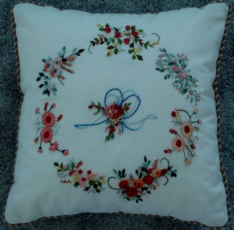Brazilian Pillow Pillows Embroidery Napkins