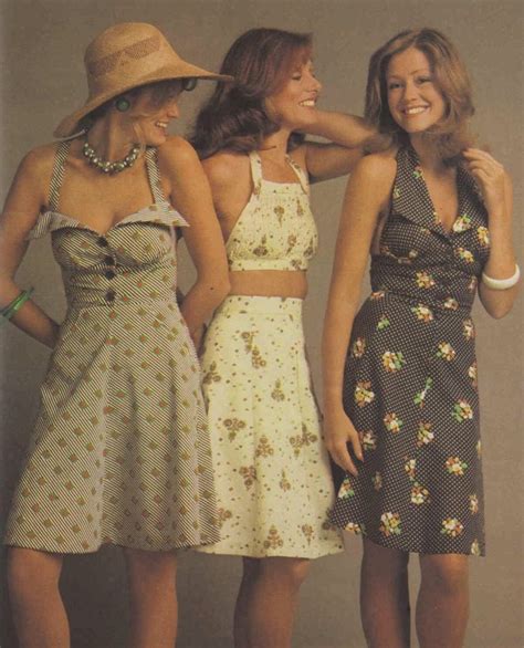 70s Summer Style Summer Dresses 70s Style 1975 70ssummerdresses